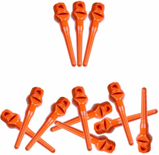ABC Darts - Softtip Dartpunten 25 mm - Neon Oranje - ca 1000 stuks van ABC Darts