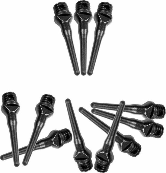 ABC Darts Softtip Dartpunten Pentathlon - 25mm Zwart - ca 1000 stuks van ABC Darts