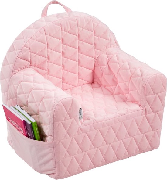 Albero Mio Velvet Roze Kinderfauteuil van Albero Mio