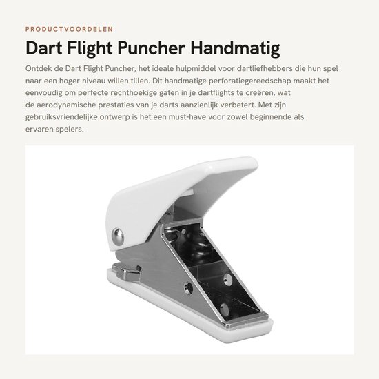 Allecto - Dart Flight Puncher - Handmatig perforatiegereedschap