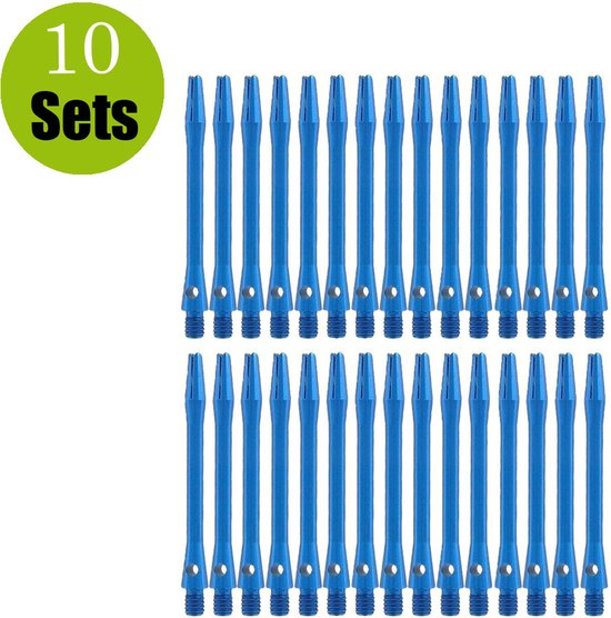 Aluminium Dart Shafts - Blauw - Medium - (10 Sets) van Harrows