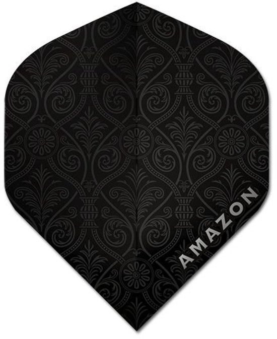 Amazon Pattern 100 Black - Dart Flights van Merkloos