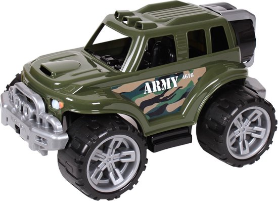 Army Speelgoedauto 4x4 - Donkergroen van 2-Play