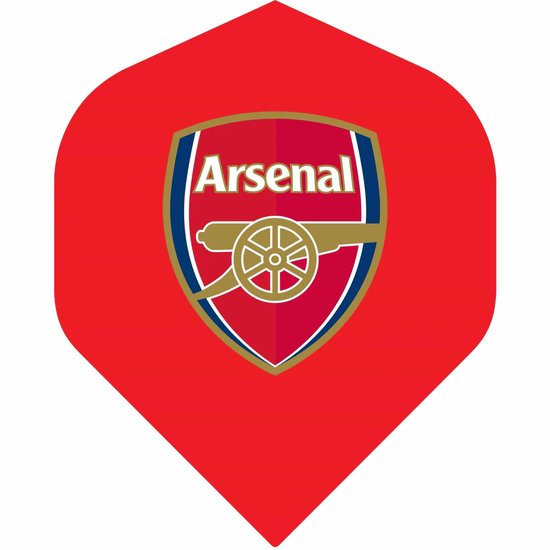 ARSENAL F1 VOETBAL FLIGHTS - 1 SET (3 FLIGHTS) - DART - FOOTBALL van Merkloos
