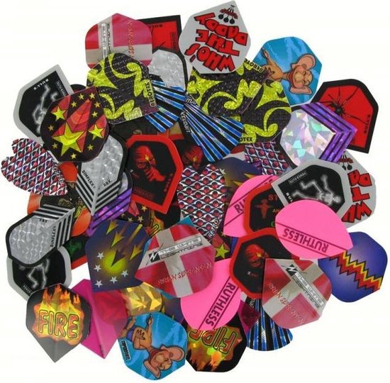 Assorti Dart Flights - 8 setjes van Harpelunde