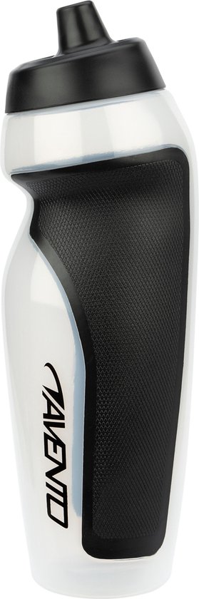 Avento Sportbidon - Glymur - Transparant/Zwart - 0,60 L van Avento.