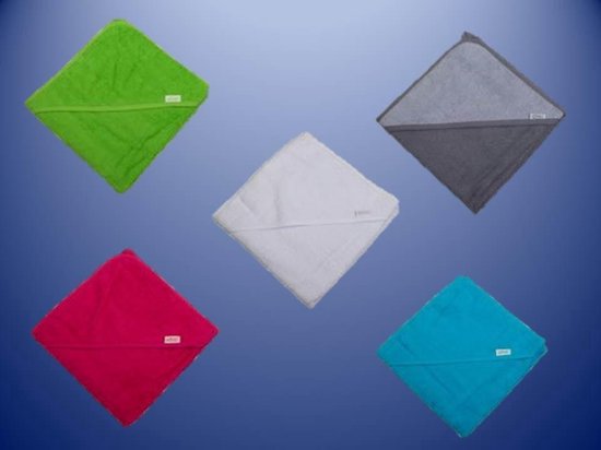 Badcape Badstof - Blauw van Funnies.