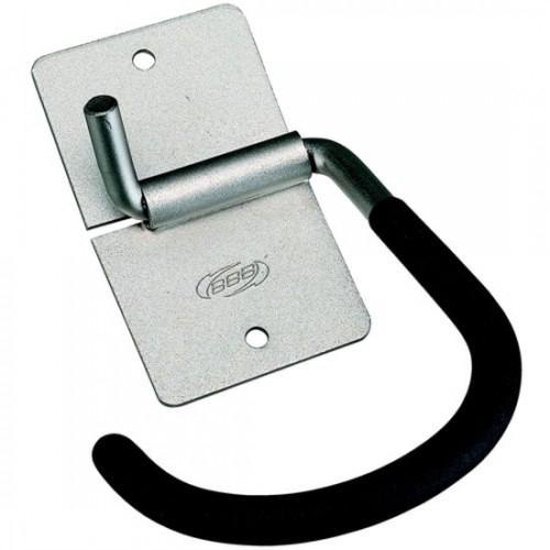 BBB Cycling ParkingHook Fiets Ophangbeugel - Plafond & Muur - Verstelbaar Fiets Ophangsysteem - Minimalistische en Ruimtebesparende Fietshaak - Zwart - BTL-26 van BBB Cycling