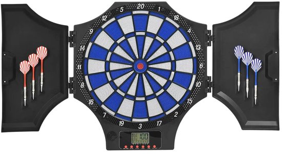 Benelux Select Elektronisch Dartbord – Dartsbord – Electronisch Dartbord – Tot 8 Spelers – Soft Tip – 31 Spellen - 83 x 45 x 4 cm