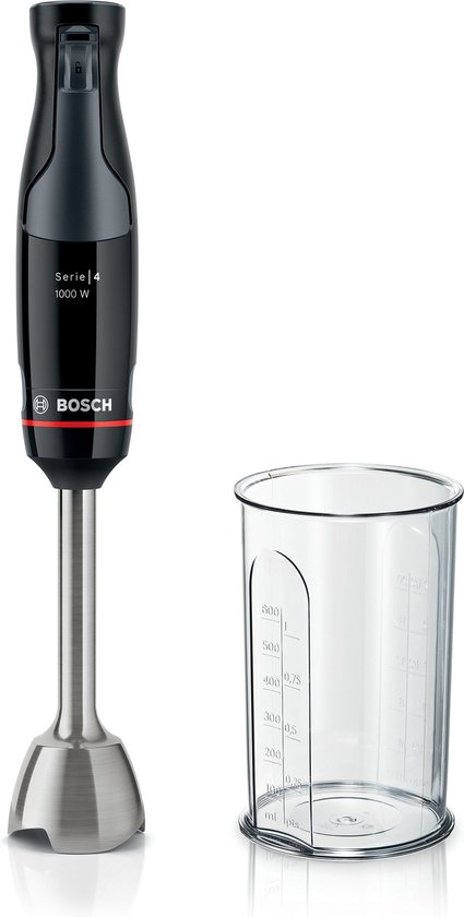 Bosch Serie 4 MSM4B610 - ErgoMaster Staafmixer - 1000W - Zwart van Bosch