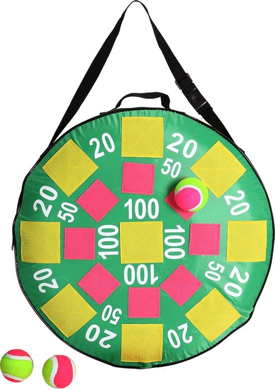 BS Toys Velcro Darts - Dartbord Werpspel - Dartspel Kinderen - Speelgoed 6 Jaar - 50 X 50 X 10 cm - Buitenspeelgoed - Cadeau kind van Merkloos