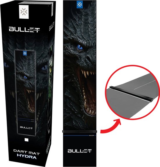 Bullet Carpet Hydra - Dartmat inclusief Dart Oche - 300 x 60 cm - Dart Mat - Dartmatten van Bullet