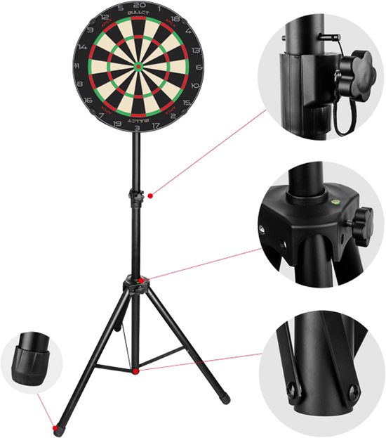 Bullet - Hybrid - Dartstandaard van Merkloos