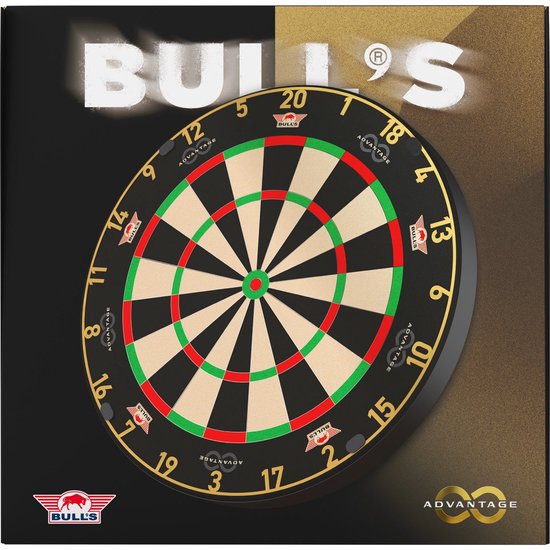 Bull’s Advantage 8 Dartboard – Professioneel Dartbord – 360° Draaibaar – NDB Goedgekeurd – Wedstrijdkwaliteit van Merkloos
