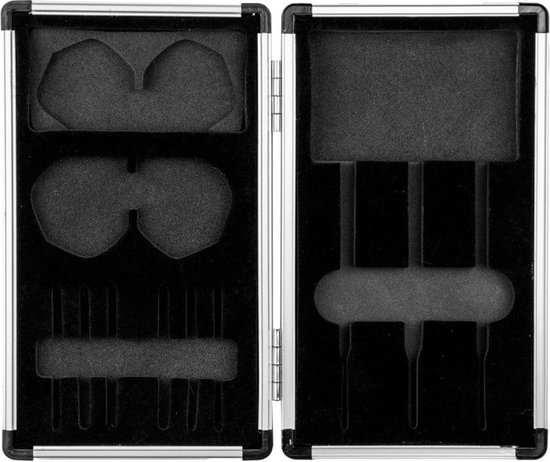 Bull's Aluma Silver - Dart Case van Bull's