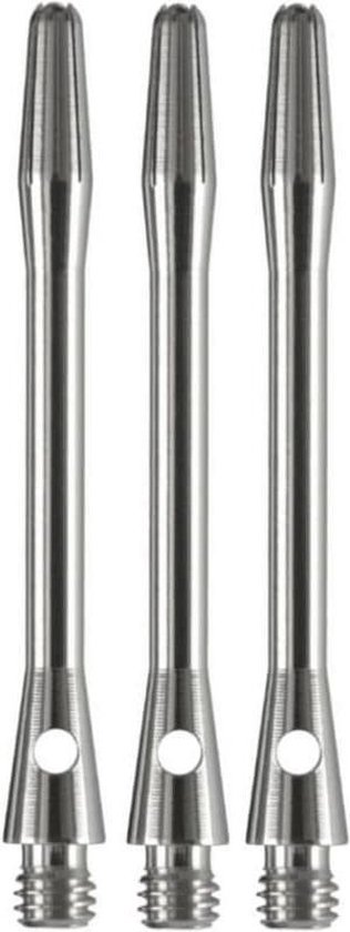 Bulls Aluminium Dart Shafts - Zilver - Medium - (1 Set) van Bull's