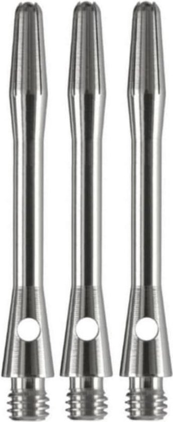 Bulls Aluminium Dart Shafts - Zilver - Short - (1 Set) van Bull's