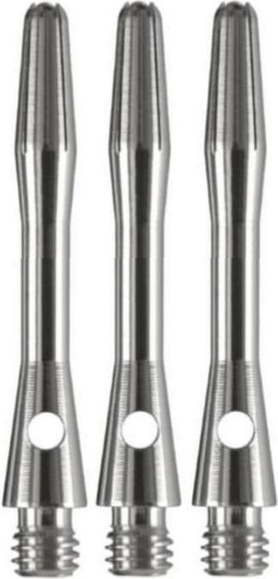 Bulls Aluminium Dart Shafts - Zilver - X-Short - (1 Set) van Bull's