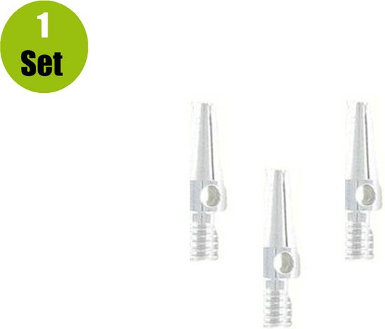 Bulls Aluminium Dart Shafts - Zilver - XX- Short - (1 Set) van Bull's