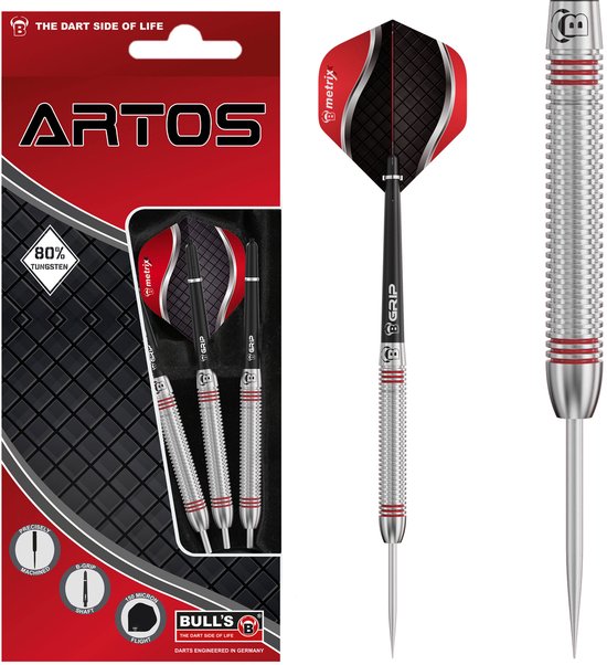 BULL'S Artos AR3 80% - Dartpijlen 24 Gram