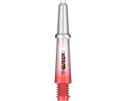 BULL'S B-Grip-2 TTC Red - Dart Shafts X-Short van Merkloos