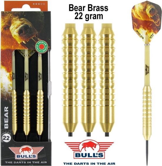 Bull's Bear Brass 22 gram - Dartpijlen van Bull's