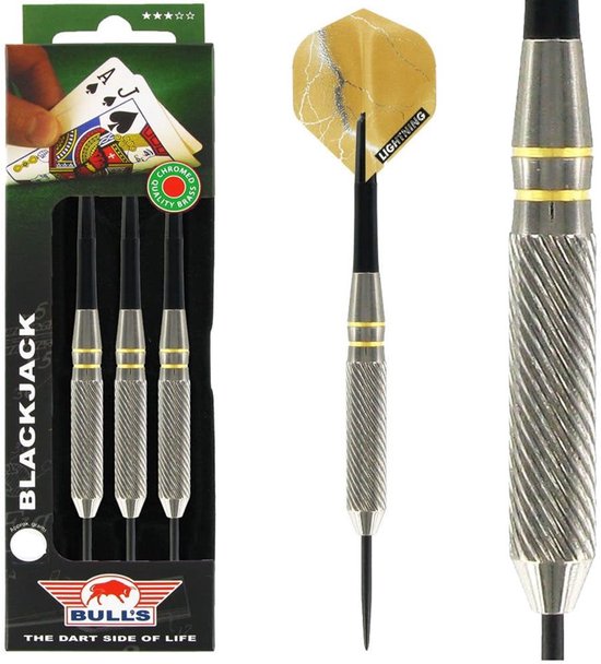 Bull's Black Jack Brass Gold - Dartpijlen - 20 Gram van Merkloos