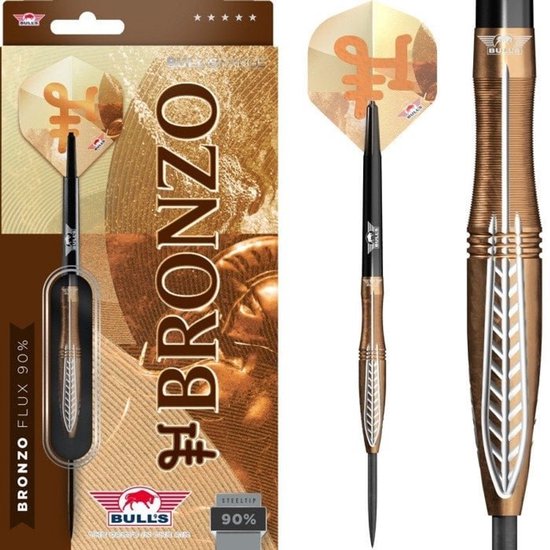 Bull's Bronzo Flux 90% - Dartpijlen