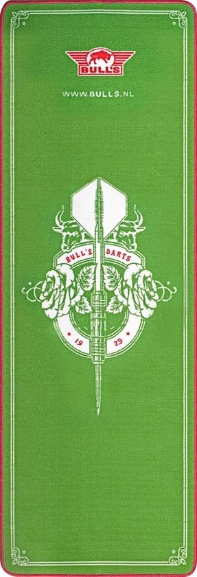Bulls Carpet Dartmat Groen (80 x 241 cm) van Merkloos