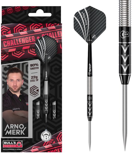BULL'S Challenger Arno Merk 90% - Dartpijlen