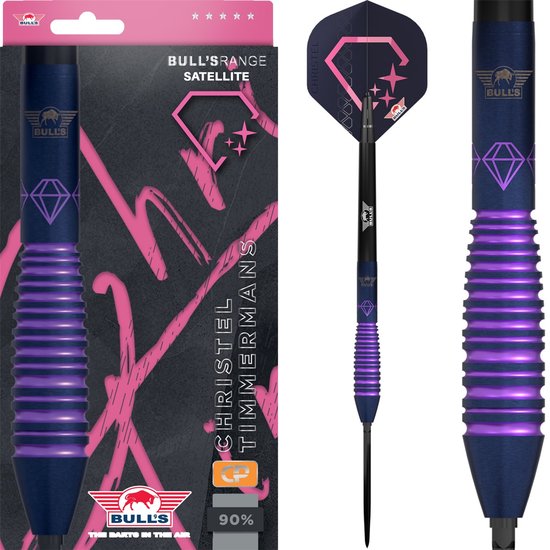 Bull's Christel Timmermans E1 CP Steeltip 90% 25 gram van Bull's