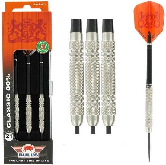 Bull's Classic 80% 21 gram - Dartpijlen - 21 Gram van Bull's