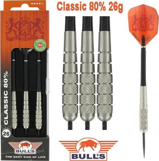 Bull's Classic 80% 26 Gram Dartpijlen van Bull's
