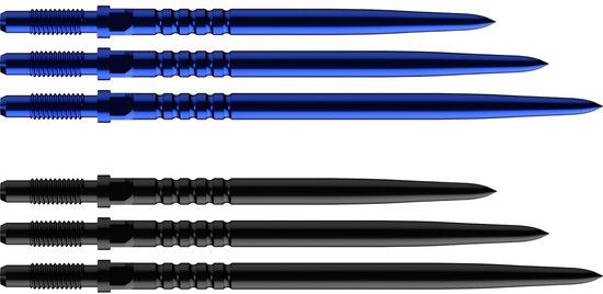 Bull's Convertible Points Ringed Grip Black 36mm van Bull's