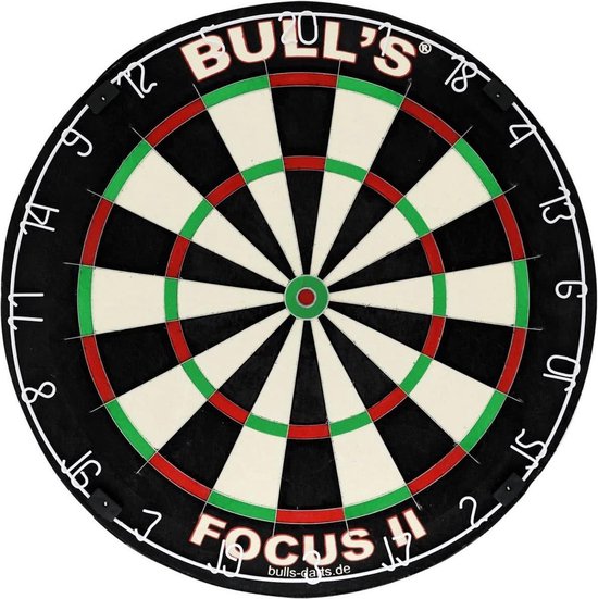 Bull's Dartbord - UnisexKinderen en volwassenenCONVERT-- - zwart/wit/groen/rood van Bull's