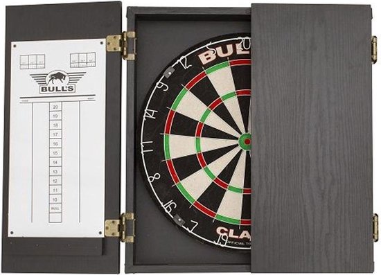Bulls Dartcabinet Classic Zwart van Bull's