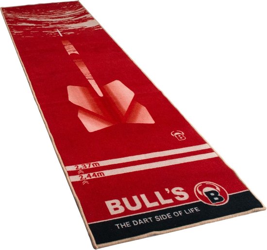 Bull's Dartmat '180' Rood 280 Cm van Bulls Duitsland