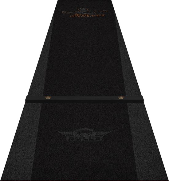 Bull's Dartmat - Tapijt Dartsmat Dirk van Duijvenbode - 300x60cm - Inclusief Oche van Merkloos