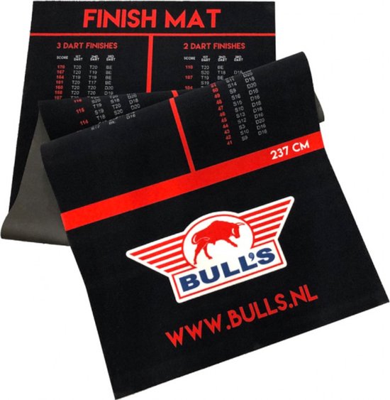Bull's Dartmat - Tapijt Finish Dartsmat - 300x60cm - Inclusief Oche van Bull's