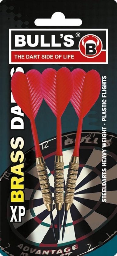 Bull´s Dartpijlen Xp Steeltip Goud/rood Gewicht 14 Gram van Merkloos