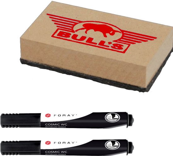 Bulls Dartscorebord Wisser + Stiften van Merkloos