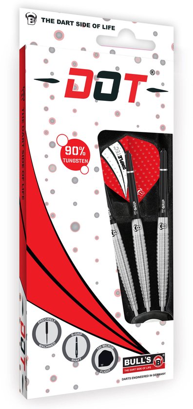 BULL'S Dot D6 90% - Dartpijlen 24 Gram