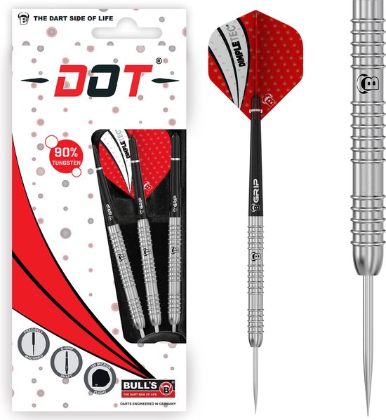 BULL'S Dot D8 90% - Dartpijlen 23 Gram van Bull's