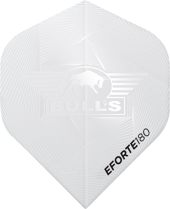 Bull's Eforte 180 Std. White - Dart Flights van Bull's