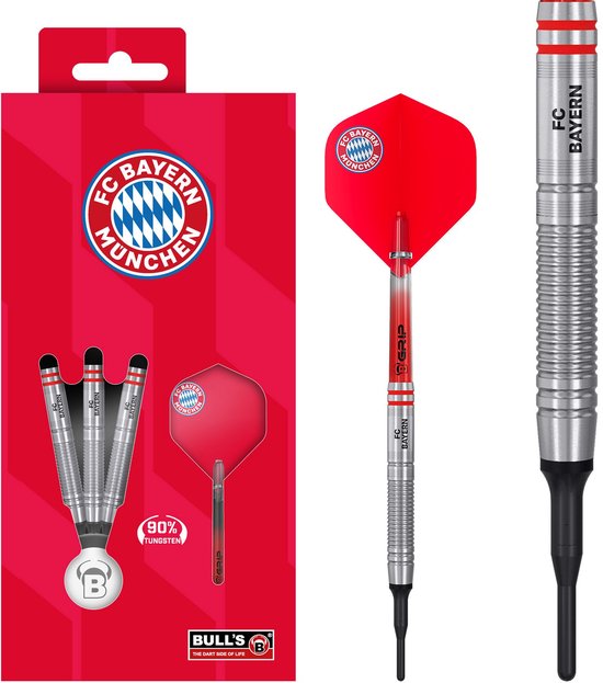 BULL'S FC Bayern München 90% - Soft Tip Darts van Merkloos