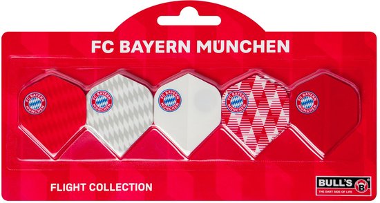 BULL'S FC Bayern München Flight Collection - Dart Flights van Merkloos