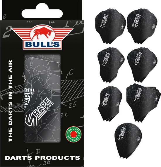 Bull's - Flight Shape Testkit - Dart Flights van Merkloos