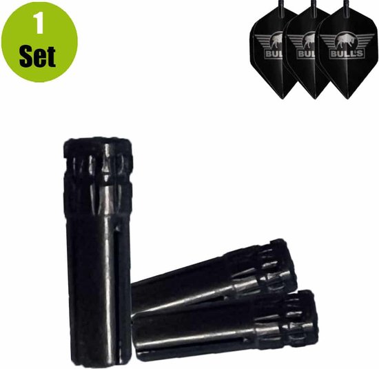 Bull's Flightprotectors Aluminium Black (set) van Bull's