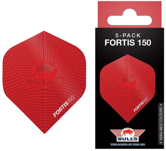 Bull's Flights Fortis 150 nr.2 Red 5 Pack