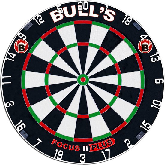 BULL'S Focus II Plus - Professioneel Dartbord - Darts van Bull's